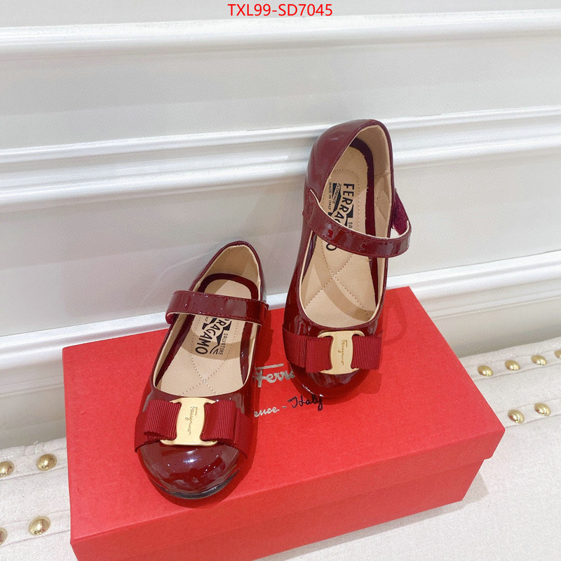 Kids shoes-Ferragamo,quality aaaaa replica , ID: SD7045,$: 99USD