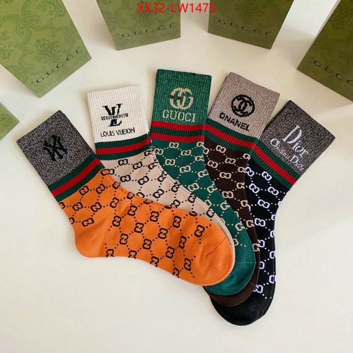 Sock-Gucci,the best affordable , ID: LW1475,$: 32USD