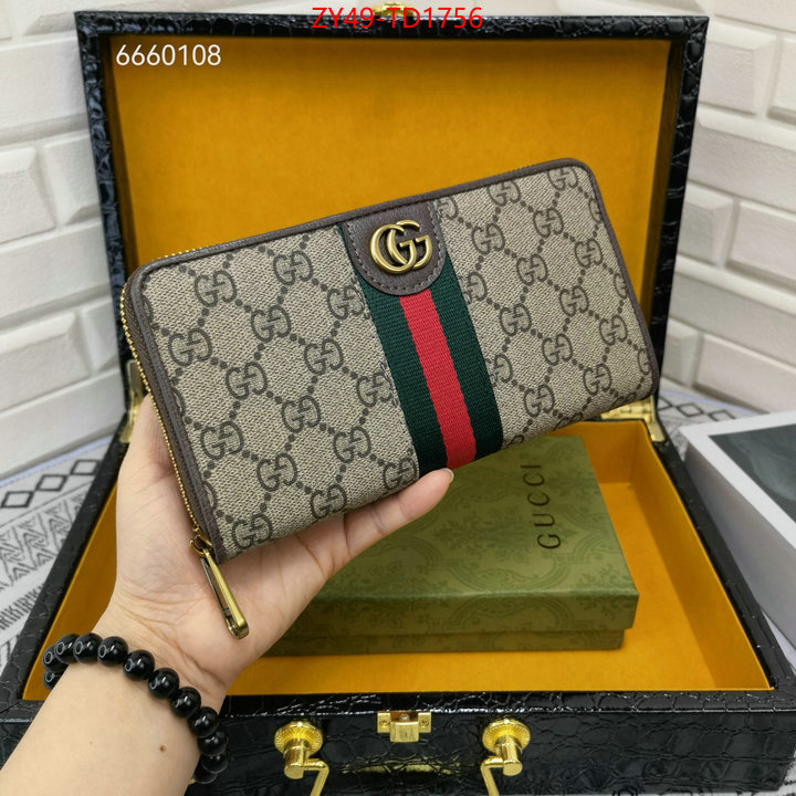 Gucci Bags(4A)-Wallet-,ID: TD1756,$: 49USD