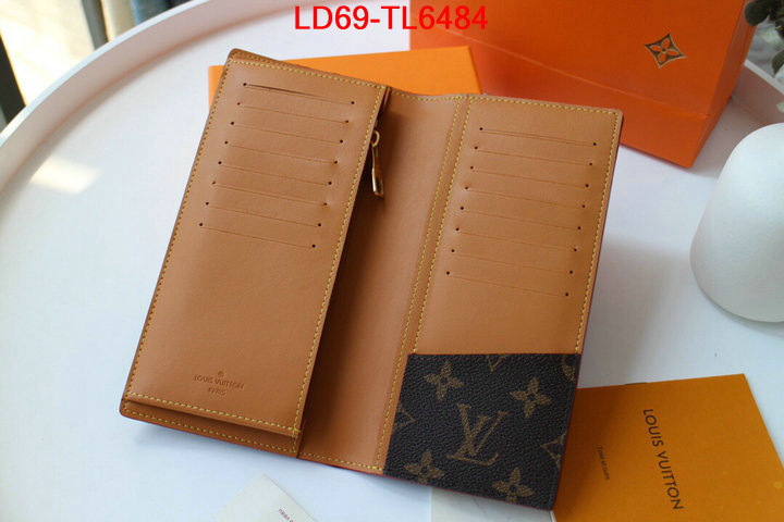 LV Bags(TOP)-Wallet,ID:TL6484,$: 69USD