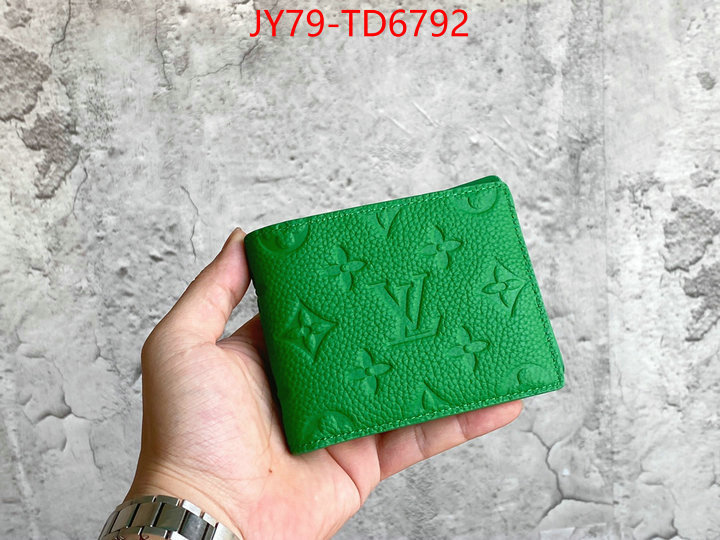 LV Bags(TOP)-Wallet,ID: TD6792,$: 79USD