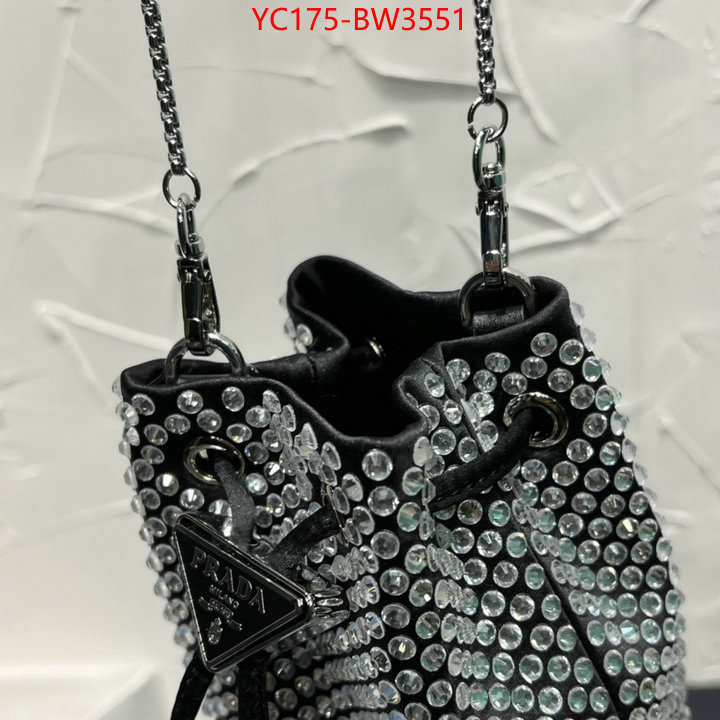 Prada Bags(TOP)-Diagonal-,ID: BW3551,$: 175USD