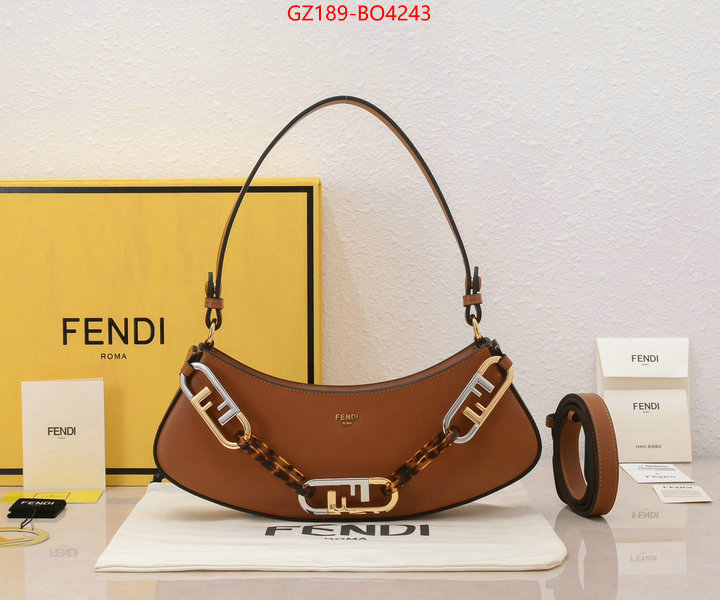 Fendi Bags(TOP)-Handbag-,fake designer ,ID: BO4243,$: 189USD