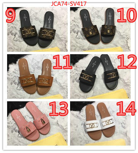 Women Shoes-LV,what 1:1 replica , ID: SV417,$:74USD