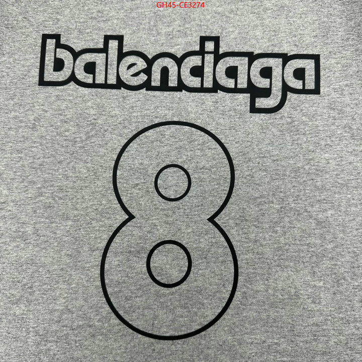 Clothing-Balenciaga,what is top quality replica , ID: CE3274,$: 45USD