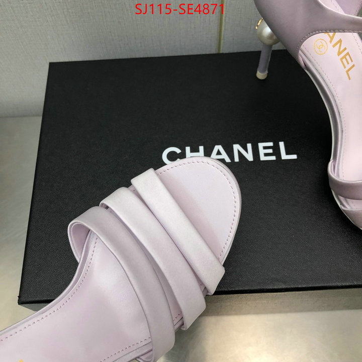 Women Shoes-Chanel,mirror copy luxury , ID: SE4871,$: 115USD