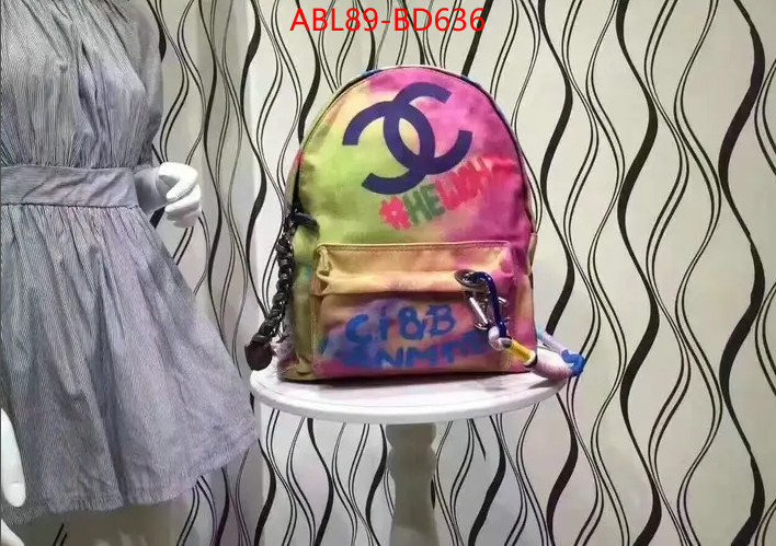 Chanel Bags(4A)-Backpack-,ID: BD636,$: 89USD