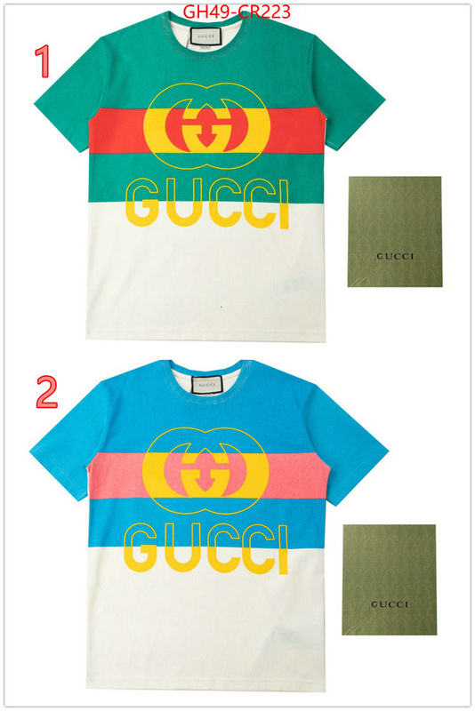 Clothing-Gucci,designer 1:1 replica , ID: CR223,$: 49USD