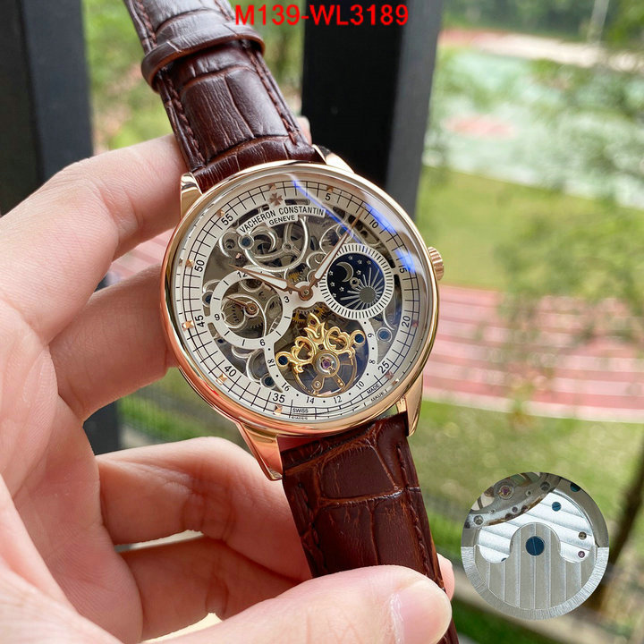 Watch(4A)-Vacheron Constantin,unsurpassed quality , ID: WL3189,$: 139USD