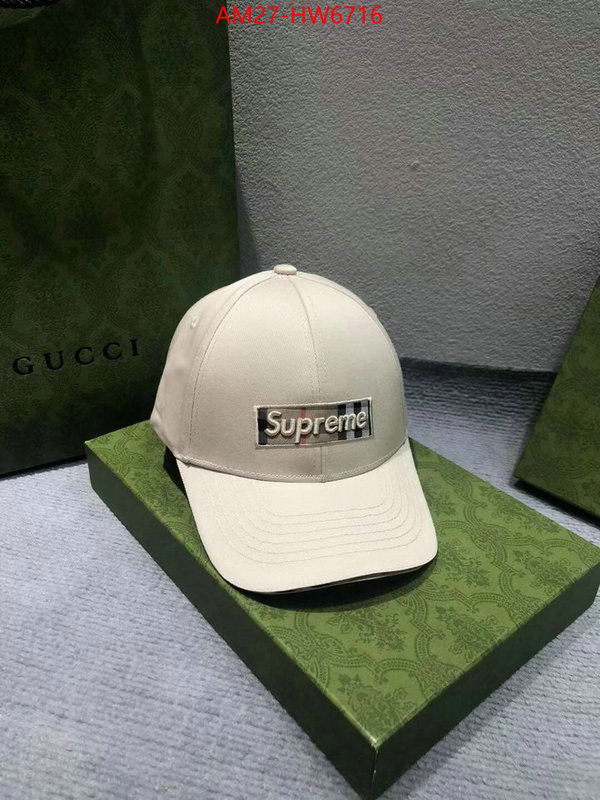 Cap (Hat)-Supreme,buy , ID: HW6716,$: 27USD