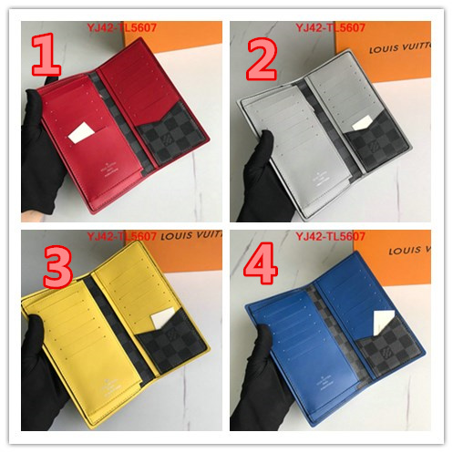 LV Bags(4A)-Wallet,ID: TL5607,$: 42USD