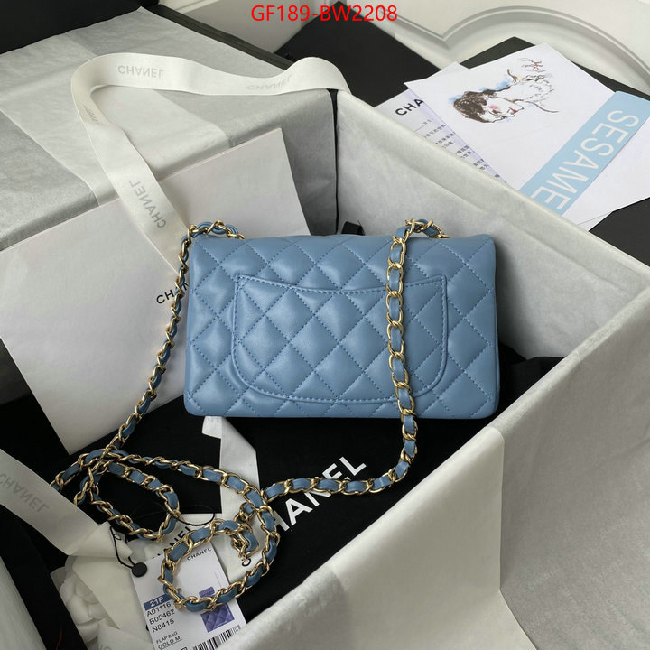 Chanel Bags(TOP)-Diagonal-,ID: BW2208,$: 189USD