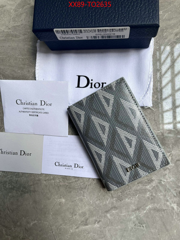 Dior Bags(TOP)-Wallet-,ID: TO2635,$: 89USD