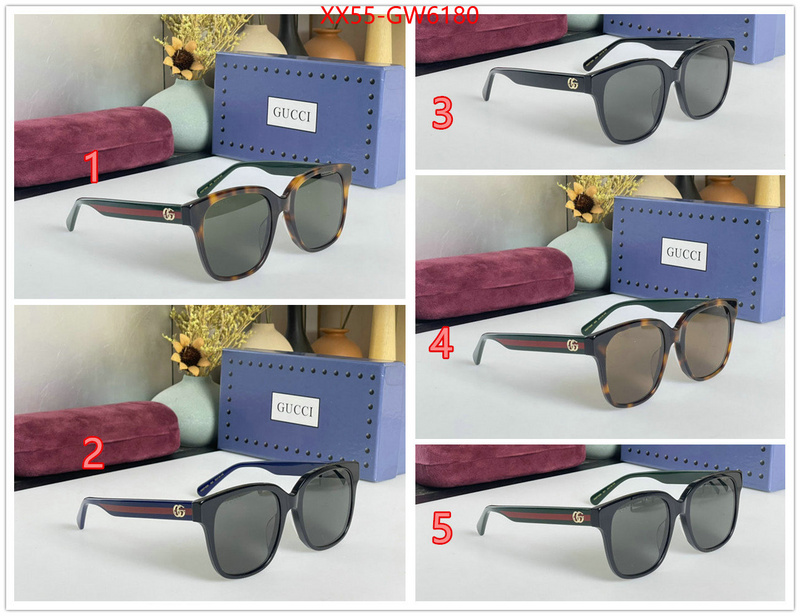 Glasses-Gucci,new , ID: GW6180,$: 55USD