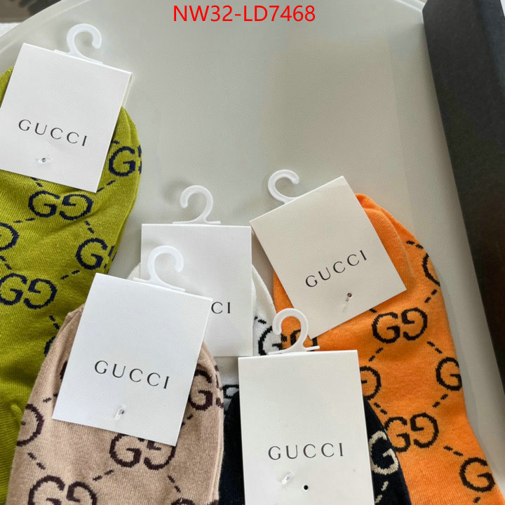 Sock-Gucci,top quality fake , ID: LD7468,$: 32USD