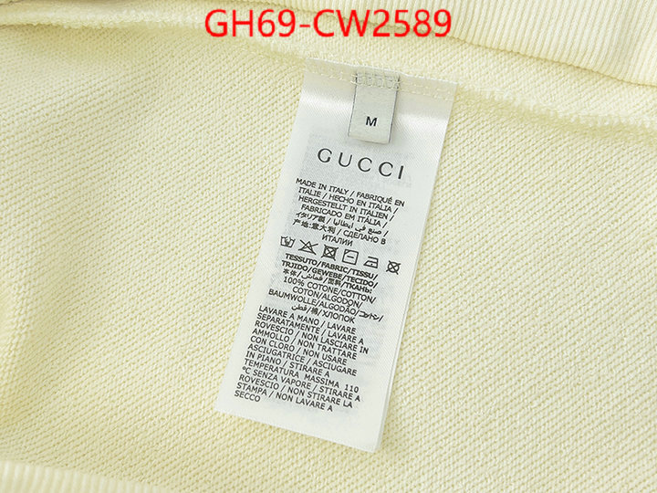 Clothing-Gucci,fashion replica , ID: CW2589,$: 69USD