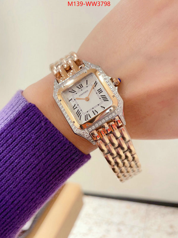 Watch(4A)-Cartier,top sale ,ID: WW3798,$: 139USD