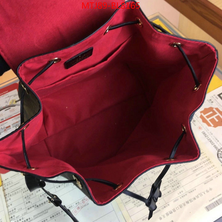 LV Bags(4A)-Backpack-,aaaaa quality replica ,ID: BL8165,$: 89USD