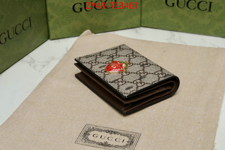 Gucci Bags(4A)-Wallet-,fake ,ID: TE3461,$: 49USD