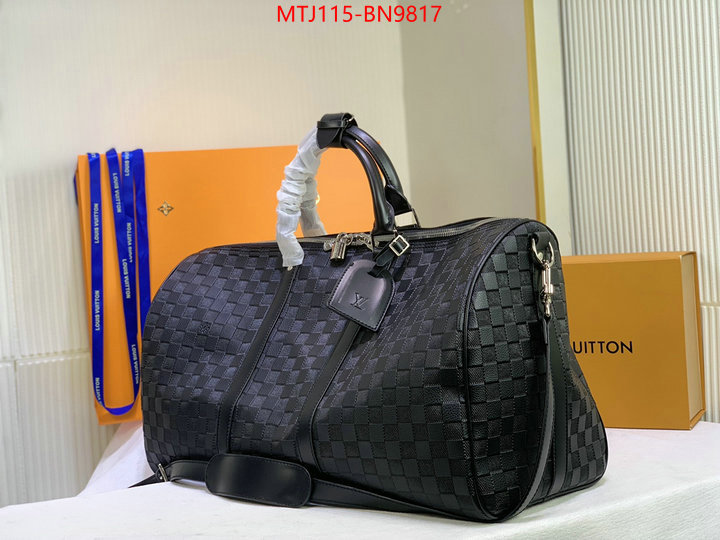 LV Bags(4A)-Keepall BandouliRe 45-50-,aaaaa replica designer ,ID: BN9817,$: 115USD