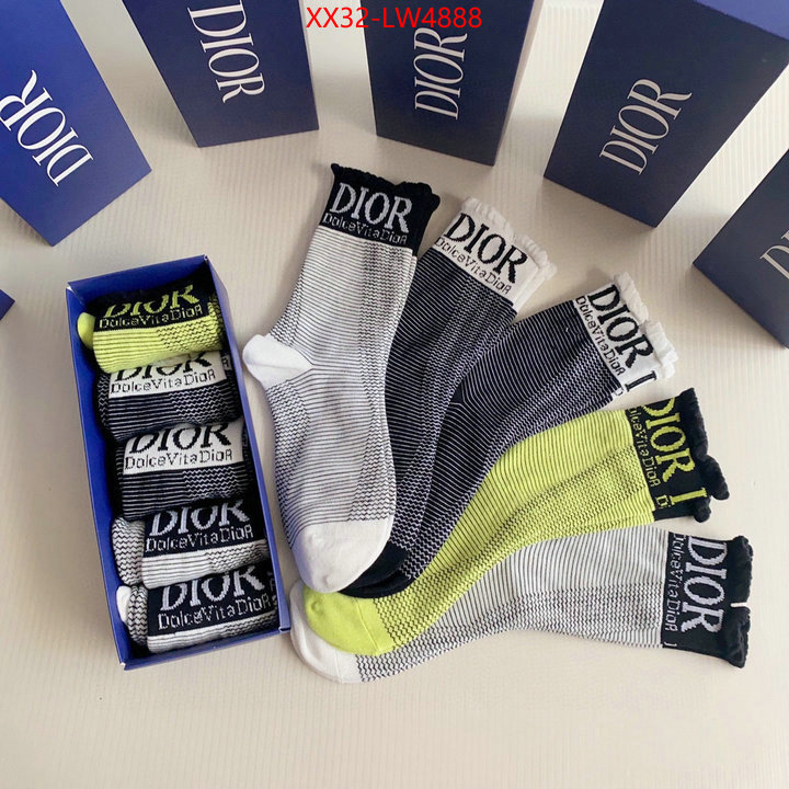 Sock-Dior,replica online , ID: LW4888,$: 32USD