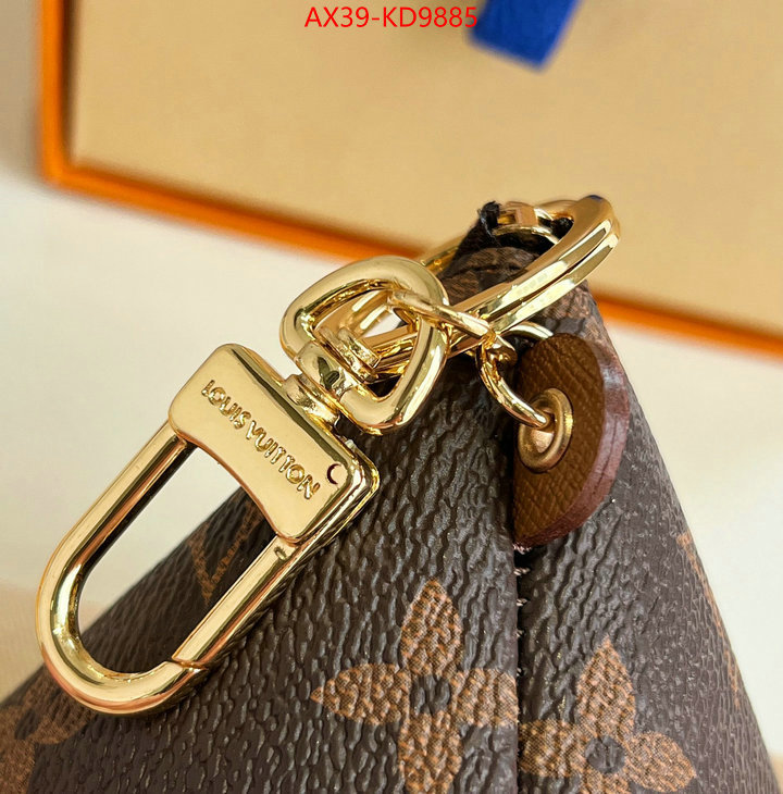 Key pendant-LV,luxury fake ,ID: KD9885,$: 39USD