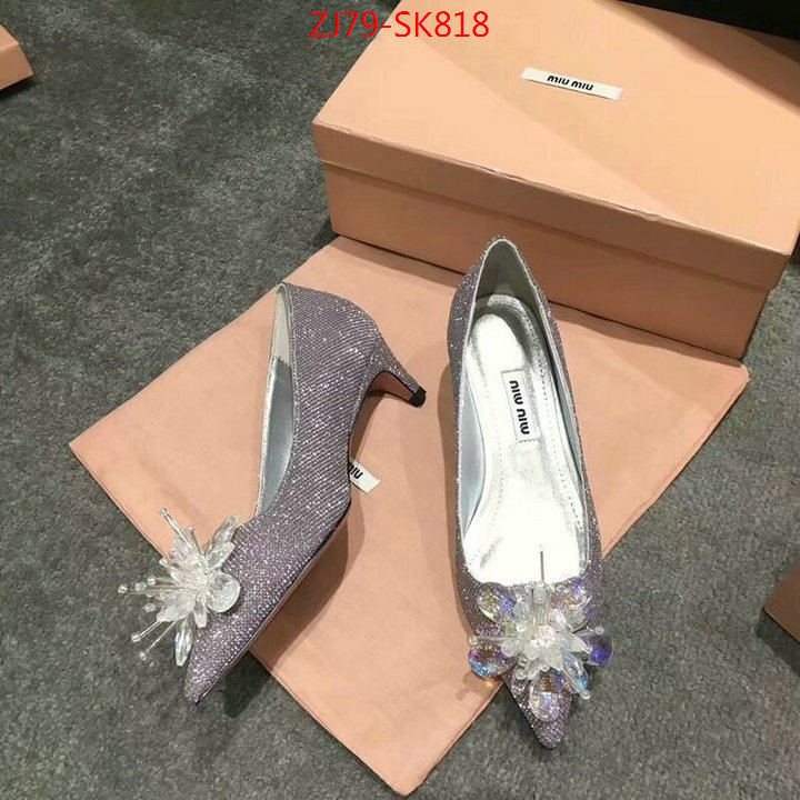 Women Shoes-Miu Miu,buy first copy replica ,can you buy knockoff , ID: SK818,$:79USD