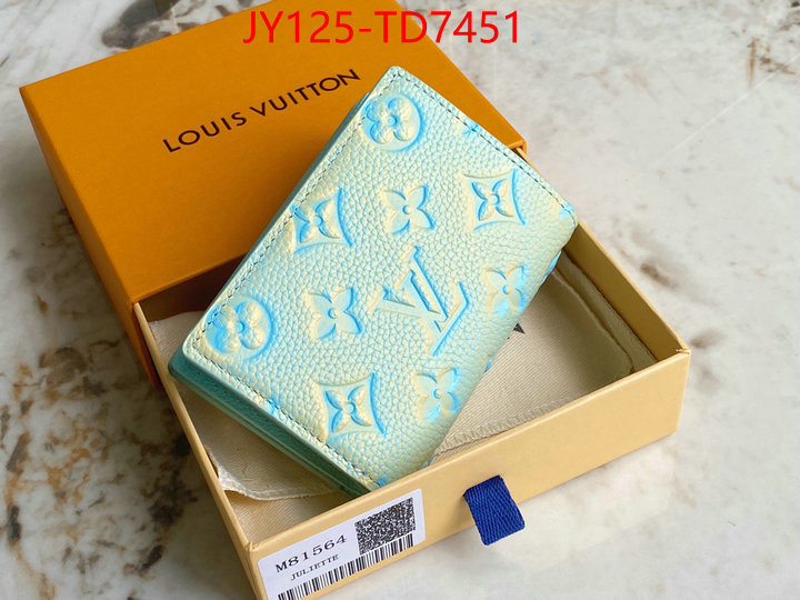 LV Bags(TOP)-Wallet,ID: TD7451,$: 125USD