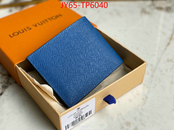 LV Bags(TOP)-Wallet,ID: TP6040,$: 65USD