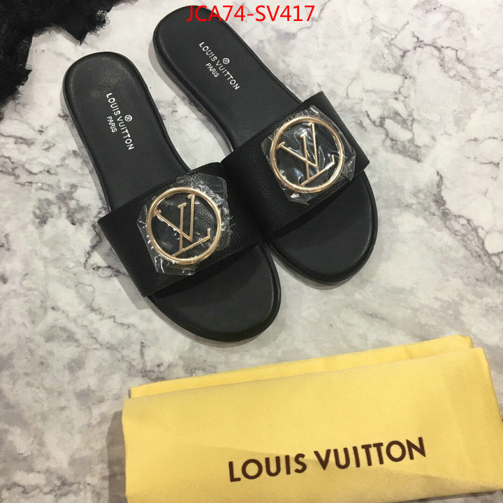 Women Shoes-LV,what 1:1 replica , ID: SV417,$:74USD