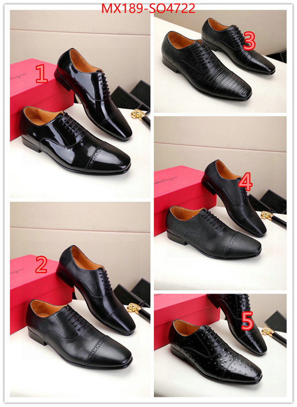 Men shoes-Ferragamo,good quality replica , ID: SO4722,$: 189USD