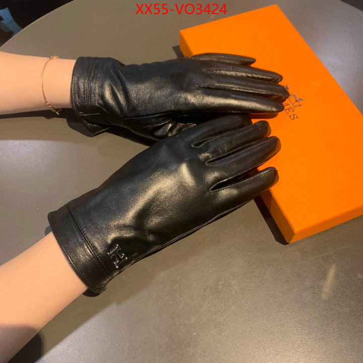 Gloves-Hermes,replica 1:1 , ID: VO3424,$: 55USD