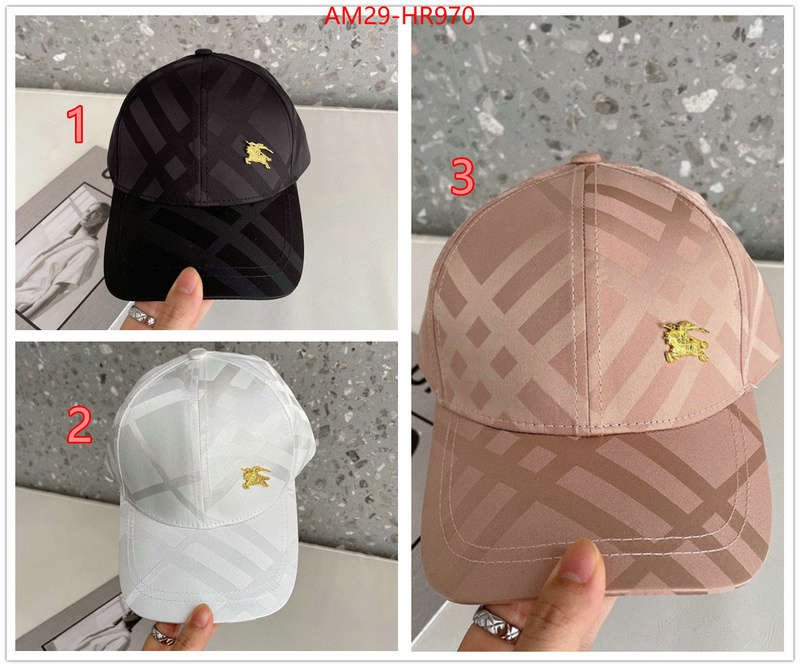 Cap (Hat)-Burberry,online china , ID: HR970,$: 29USD