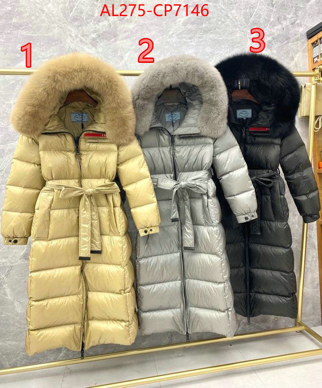 Down jacket Women-Prada,buy the best replica , ID: CP7146,$: 275USD