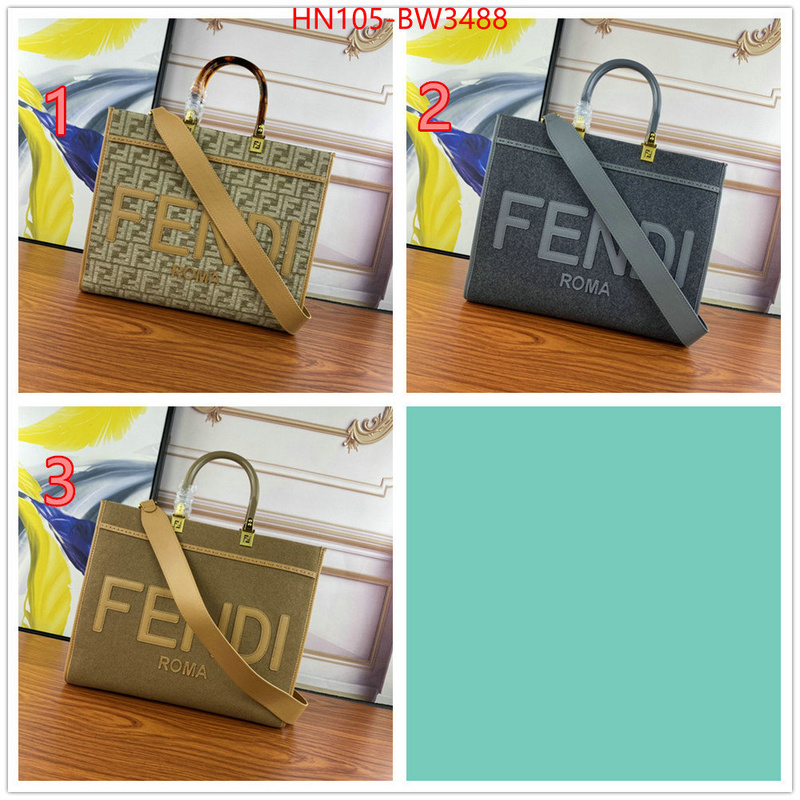 Fendi Bags(4A)-Sunshine-,replica 1:1 high quality ,ID: BW3488,$: 105USD