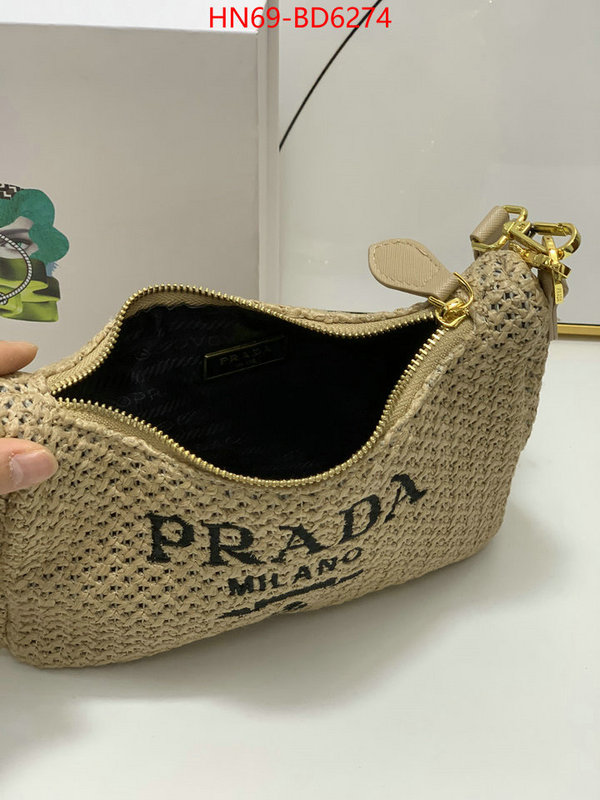 Prada Bags(4A)-Re-Edition 2005,best replica 1:1 ,ID: BD6274,$: 69USD