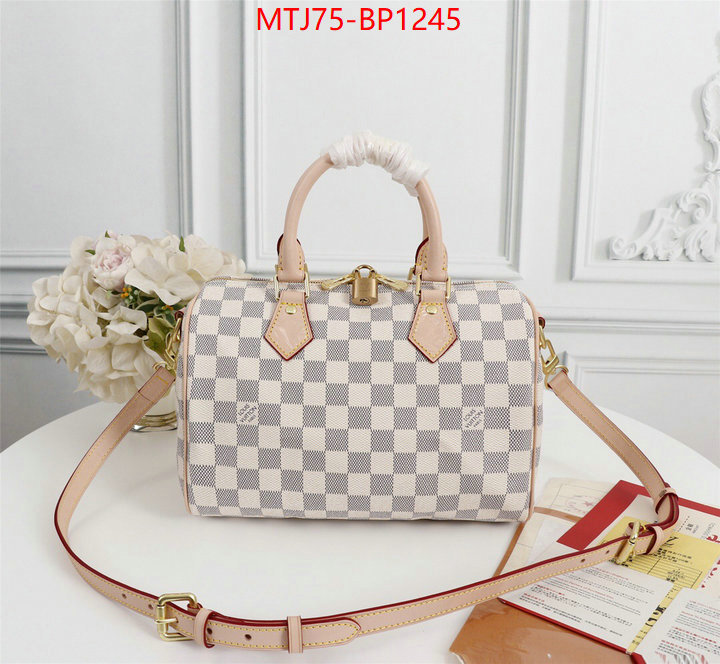 LV Bags(4A)-Speedy-,replica 1:1 ,ID: BP1245,$: 75USD