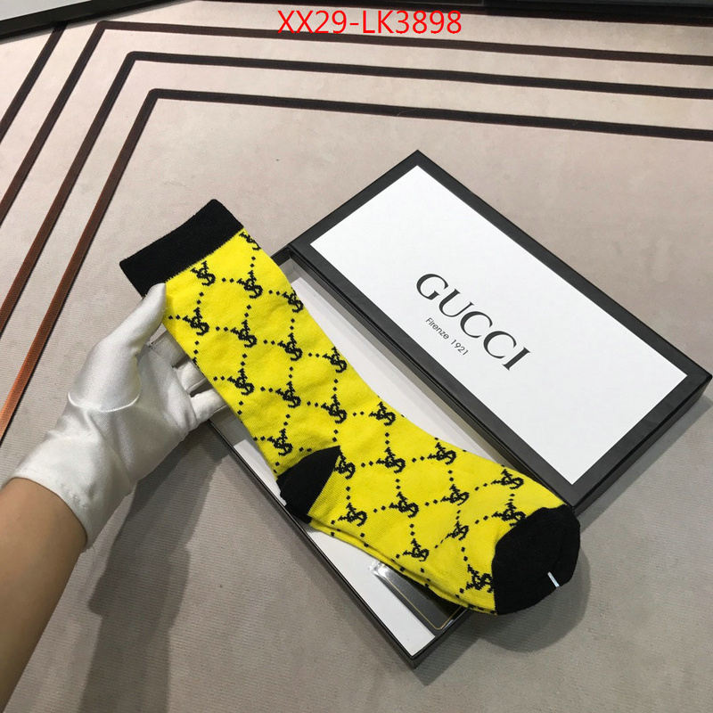 Sock-Gucci,high quality designer replica , ID: LK3898,$:29USD