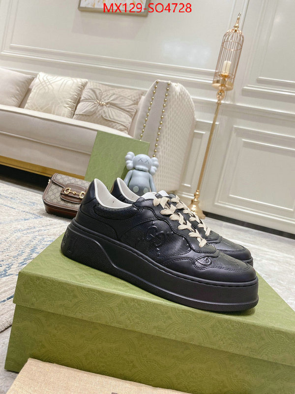 Men Shoes-Gucci,top sale , ID: SO4728,$: 129USD