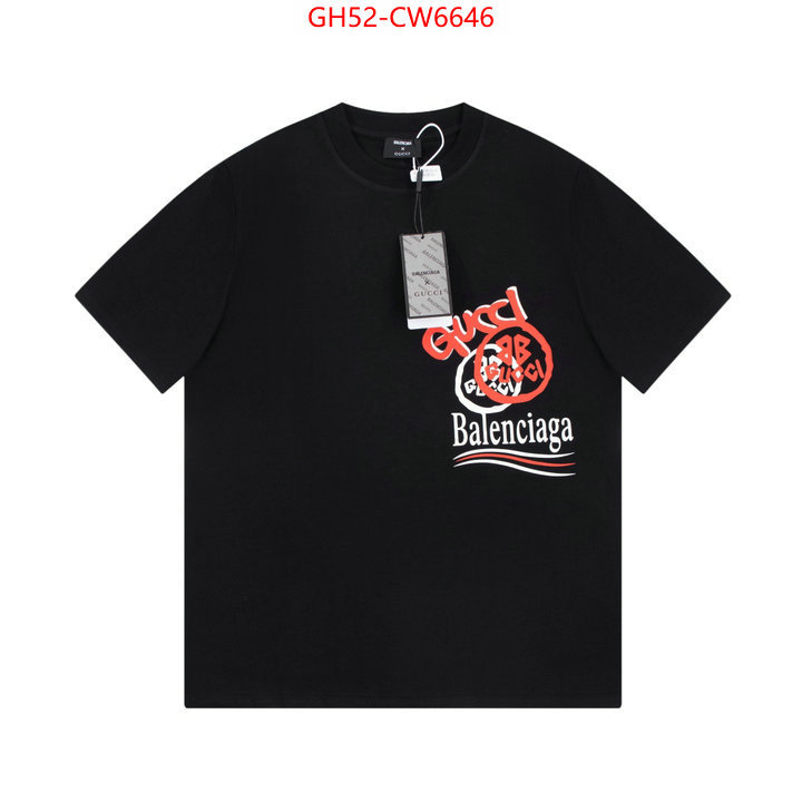 Clothing-Gucci,designer high replica , ID: CW6646,$: 52USD