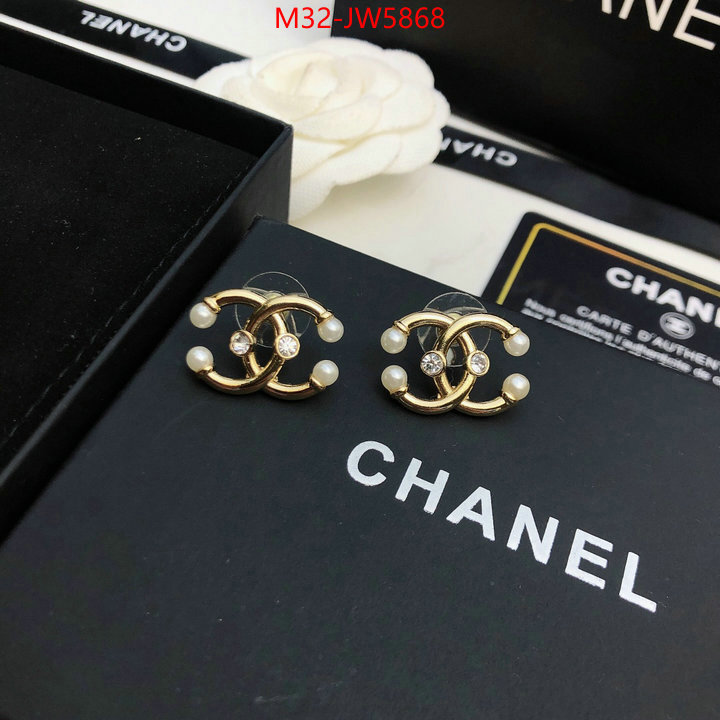 Jewelry-Chanel,online , ID: JW5868,$: 32USD