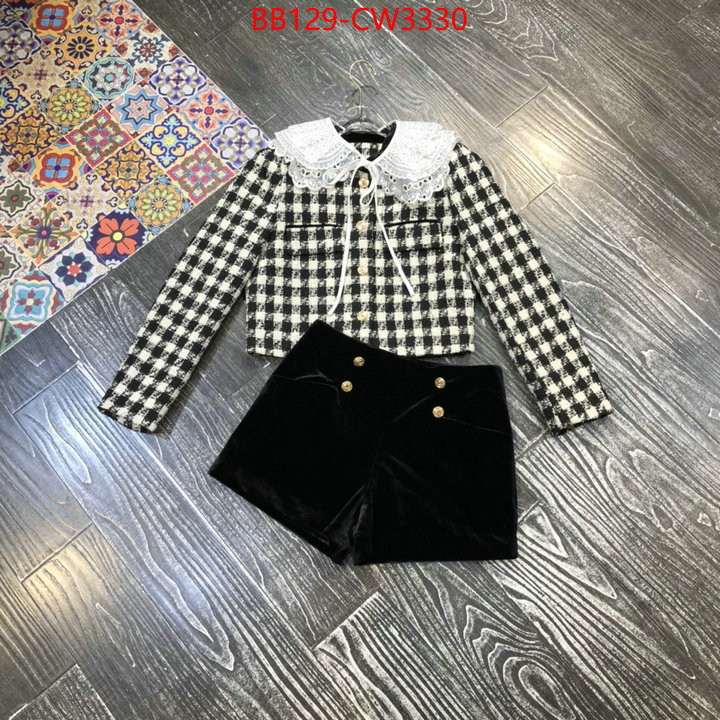 Clothing-Chanel,the highest quality fake , ID: CW3330,$: 129USD