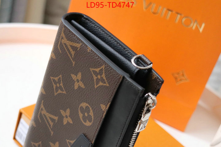 LV Bags(TOP)-Wallet,ID: TD4747,$: 95USD