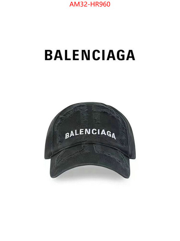 Cap (Hat)-Balenciaga,aaaaa+ quality replica , ID: HR960,$: 32USD