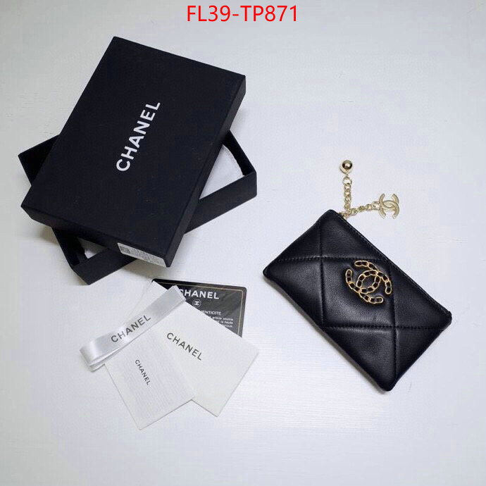 Chanel Bags(4A)-Wallet-,ID: TP871,$: 39USD
