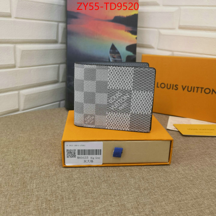 LV Bags(4A)-Wallet,top quality fake ,ID: TD9520,$: 55USD