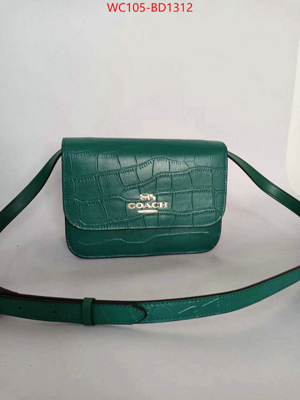 Coach Bags(4A)-Diagonal,high quality designer ,ID: BD1312,$: 105USD