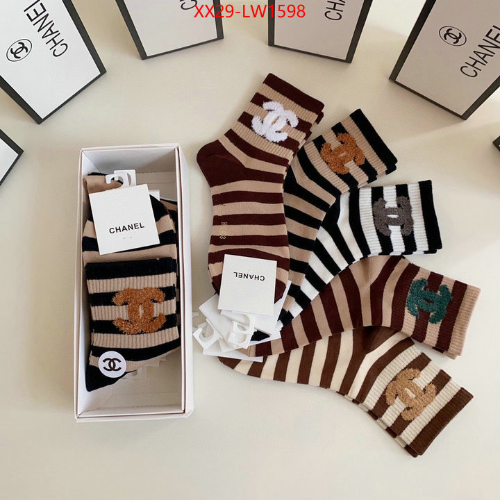 Sock-Chanel,best website for replica , ID: LW1598,$: 29USD