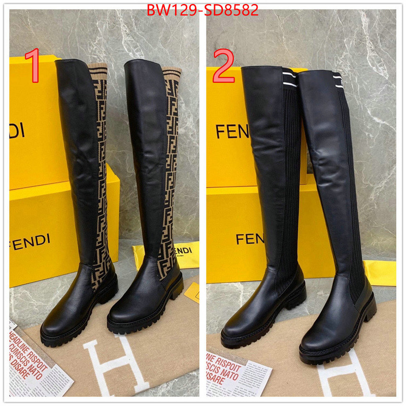 Women Shoes-Fendi,replica , ID: SD8582,$: 129USD