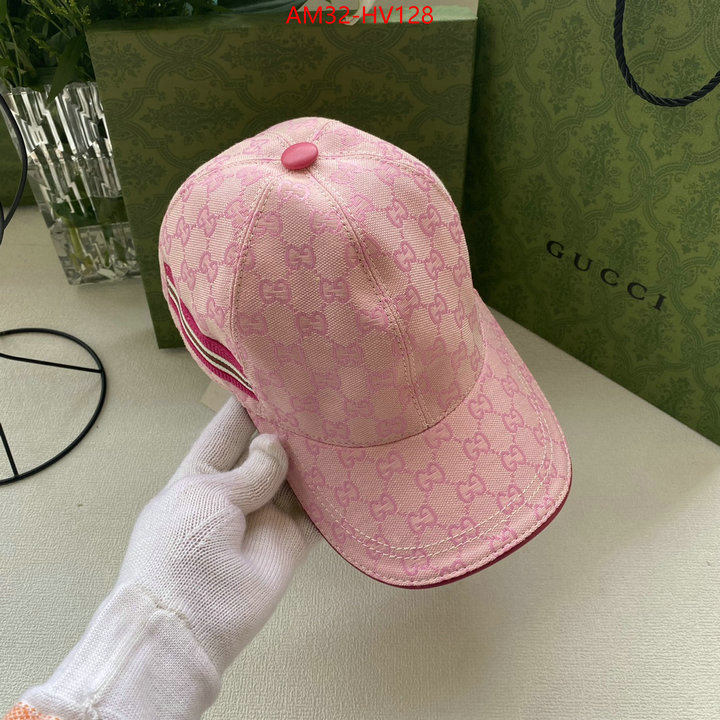 Cap (Hat)-Gucci,high quality 1:1 replica , ID: HV128,$: 32USD